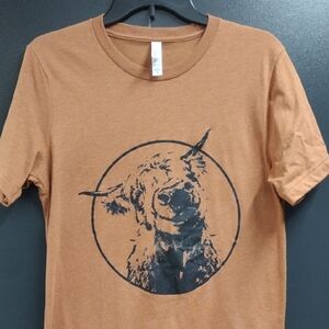 Bella Canvas Highland Cow Graphic T-Shirt